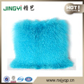 Semireductive Mongolian Sheep Skin Wool Cushion